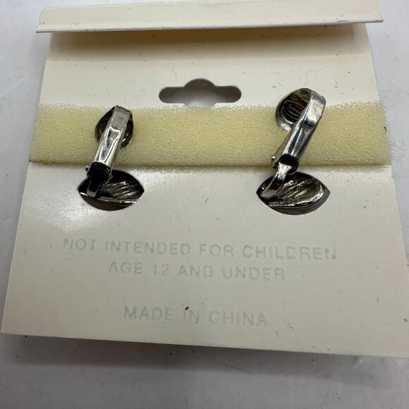 Cato Nickel-Free Clip-On Earrings - Picture 2 of 4